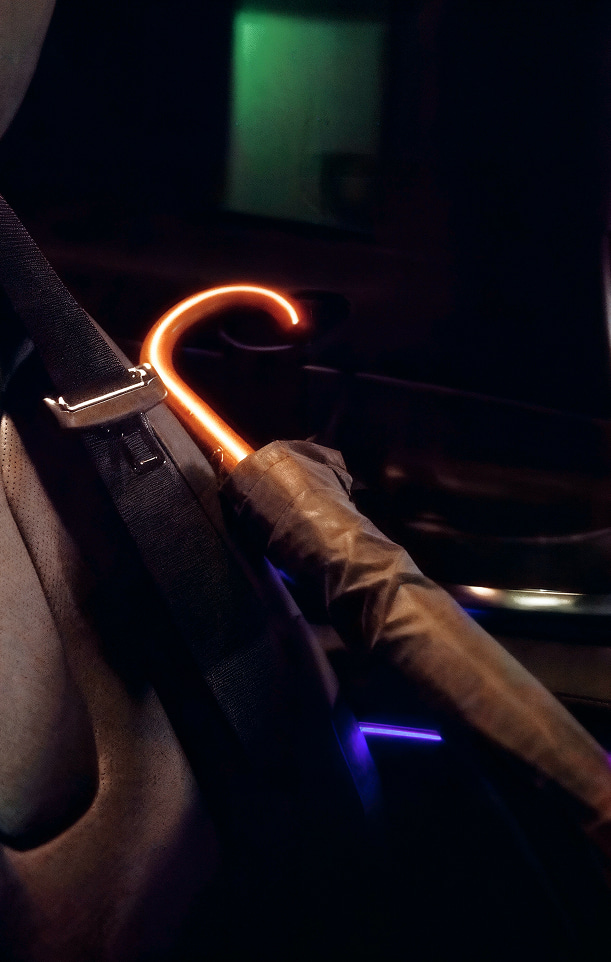 Velora VIP car rentals offering complimentary umbrella service